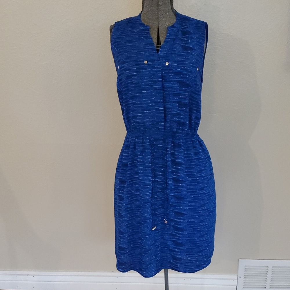 Apt. 9 Vibrant Blue Sleeveless Mini Dress